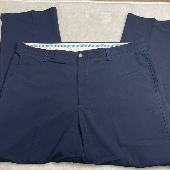 FootJoy Golf Pants Men's Size 42 X 32 Navy Straight Leg Pockets Business Casual - Picture 4 of 12